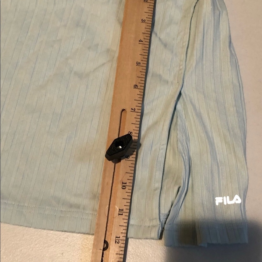 FILA size large mint green swim skirt cover up /tennis skirt slightly ribbed